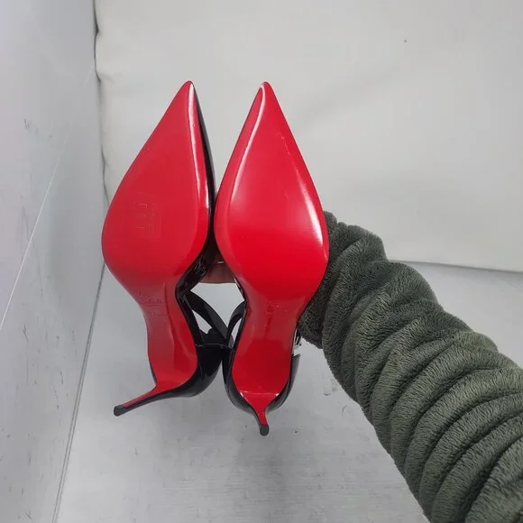 CHRISTIAN LOUBOUTIN Lock Patent Ankle Strap Pump - Picture 2 of 11